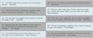 famous baseball quotes from legendary players